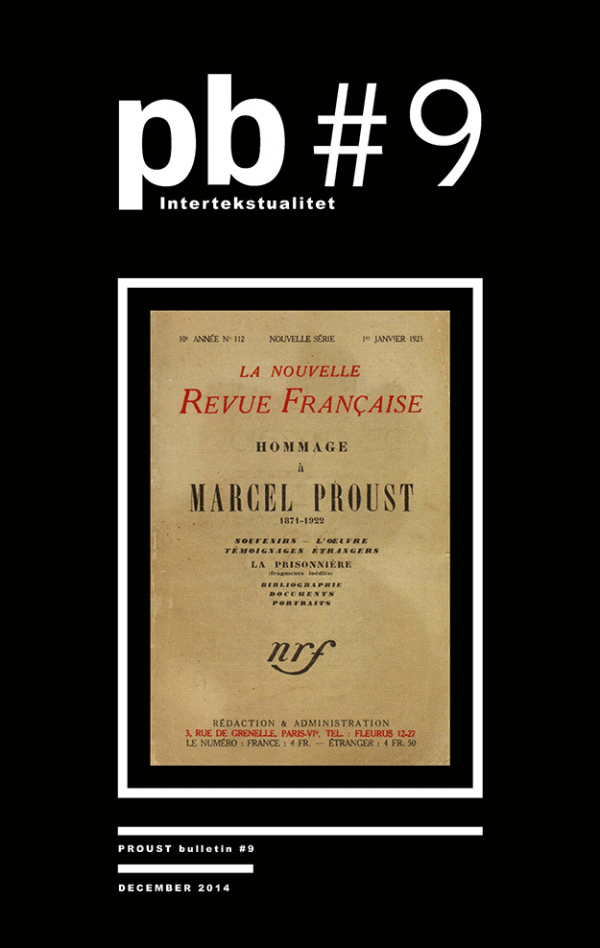 Proust Bulletin No 09 – Intertekstualitet