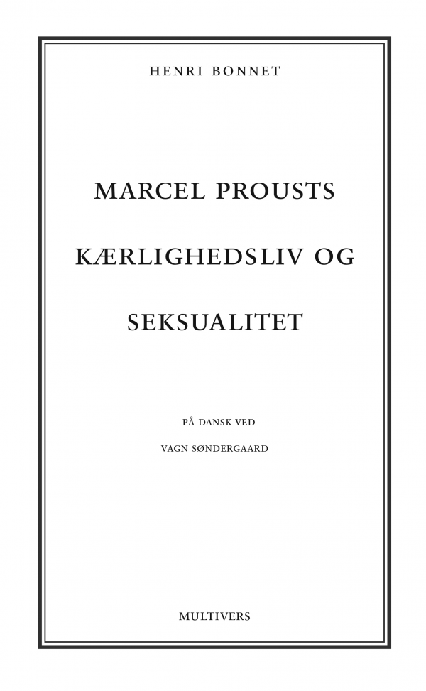 Marcel Prousts kærlighedsliv og seksualitet